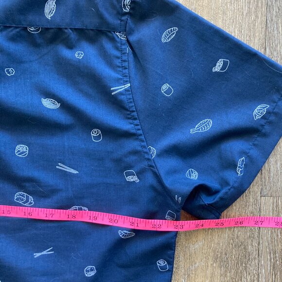 Men's Molokai Surf Sushi Print L Button-Down Fits Like a M - Picture 6 of 7